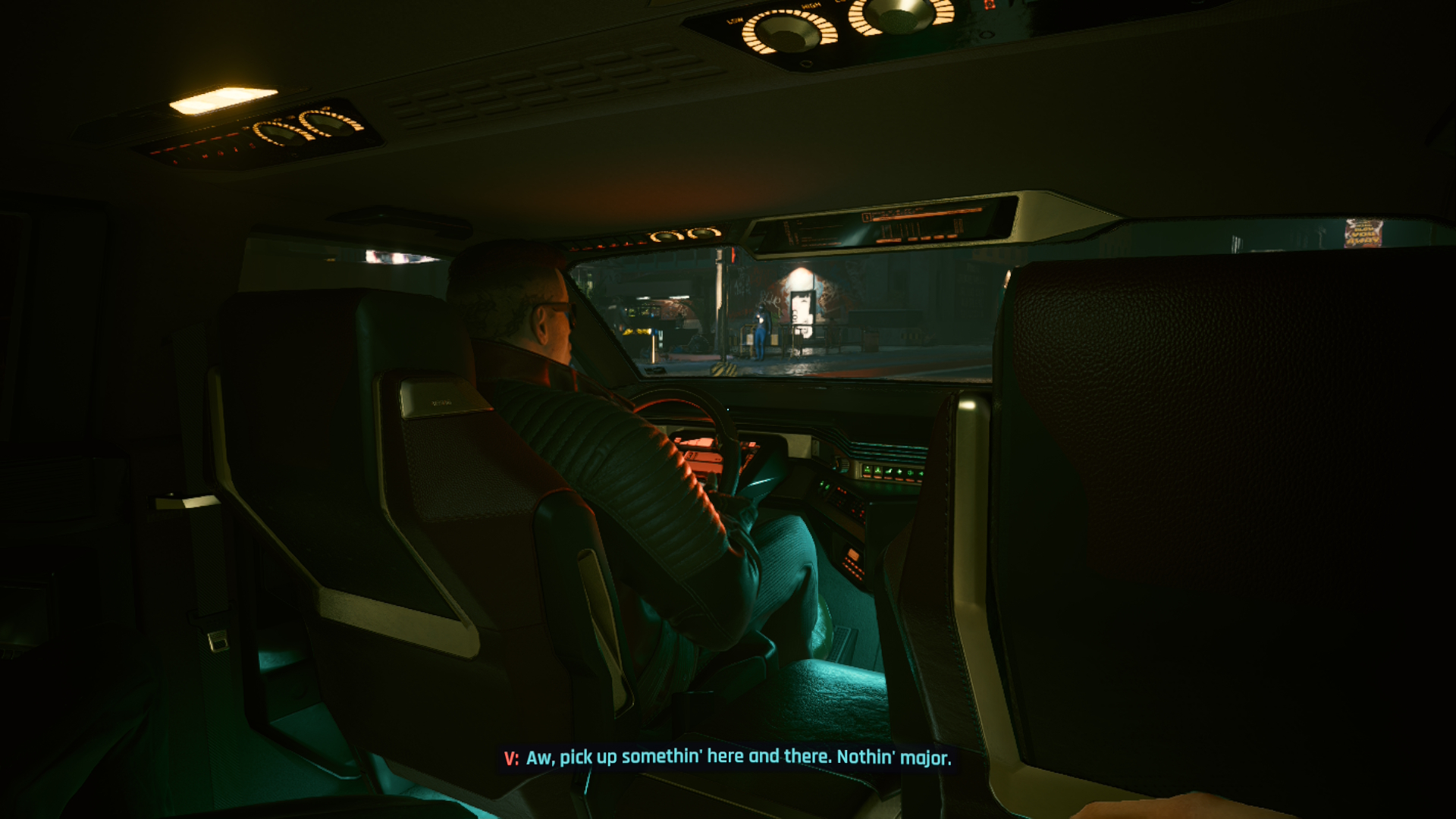 Cyberpunk 2077's intro played on the switch